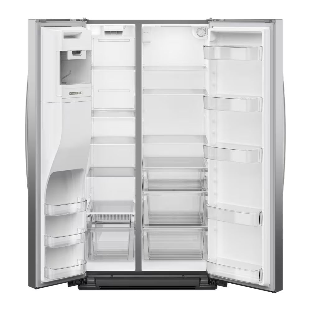 Whirlpool  36-inch Standard Depth Side-by-Side Refrigerator with TruCool™ System - Fingerprint-Resistant Stainless Finish (WRSF5536RZ)