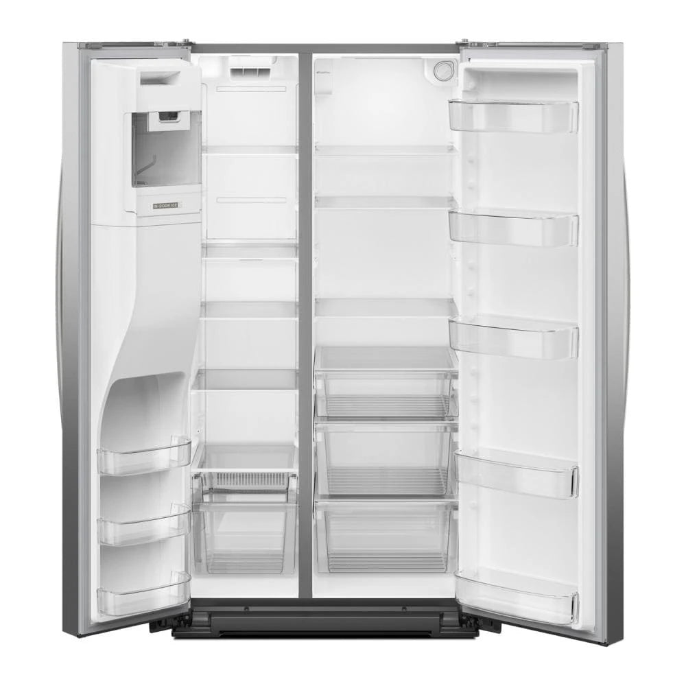 WHIRLPOOL  36-inch Standard Depth Side-by-Side Refrigerator with TruCool™ System - Fingerprint-Resistant Stainless Finish (WRSF5536RZ)