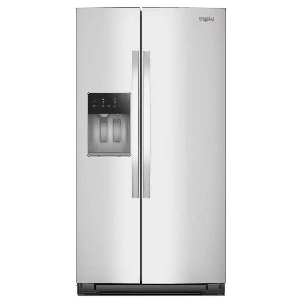 Whirlpool  36-inch Standard Depth Side-by-Side Refrigerator with TruCool™ System - Fingerprint-Resistant Stainless Finish (WRSF5536RZ)