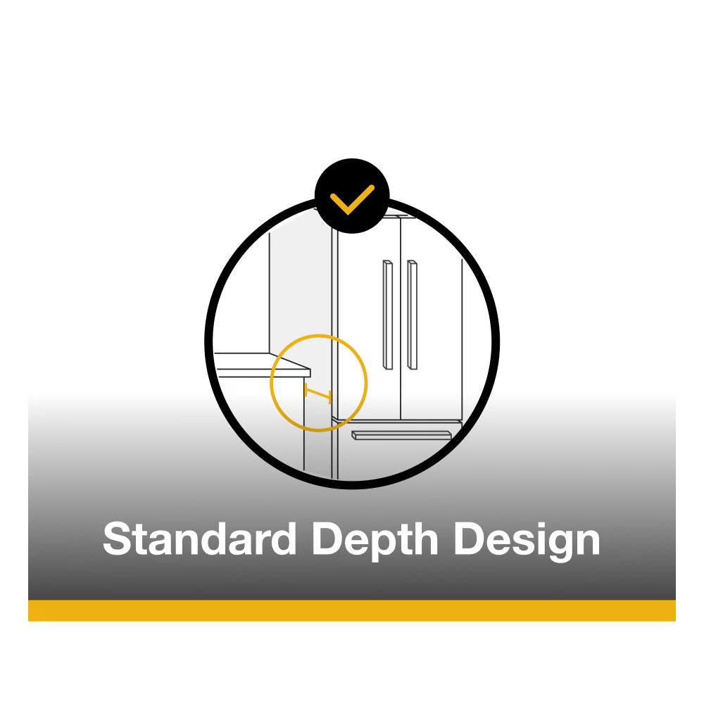 Whirlpool  36-inch Standard Depth Side-by-Side Refrigerator with TruCool™ System - Fingerprint-Resistant Stainless Finish (WRSF5536RZ)