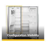 WHIRLPOOL  36-inch Standard Depth Side-by-Side Refrigerator with TruCool™ System - Fingerprint-Resistant Stainless Finish (WRSF5536RZ)
