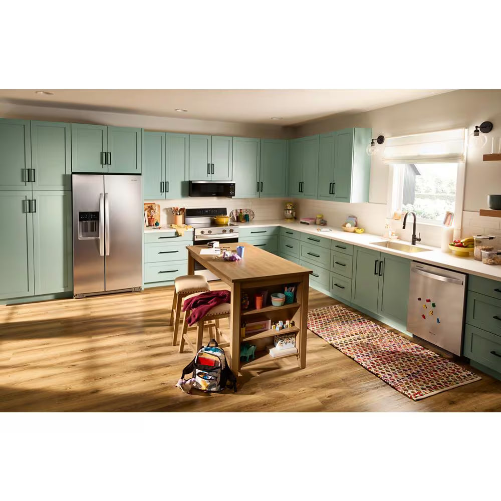 Whirlpool  36-inch Standard Depth Side-by-Side Refrigerator with TruCool™ System - Fingerprint-Resistant Stainless Finish (WRSF5536RZ)