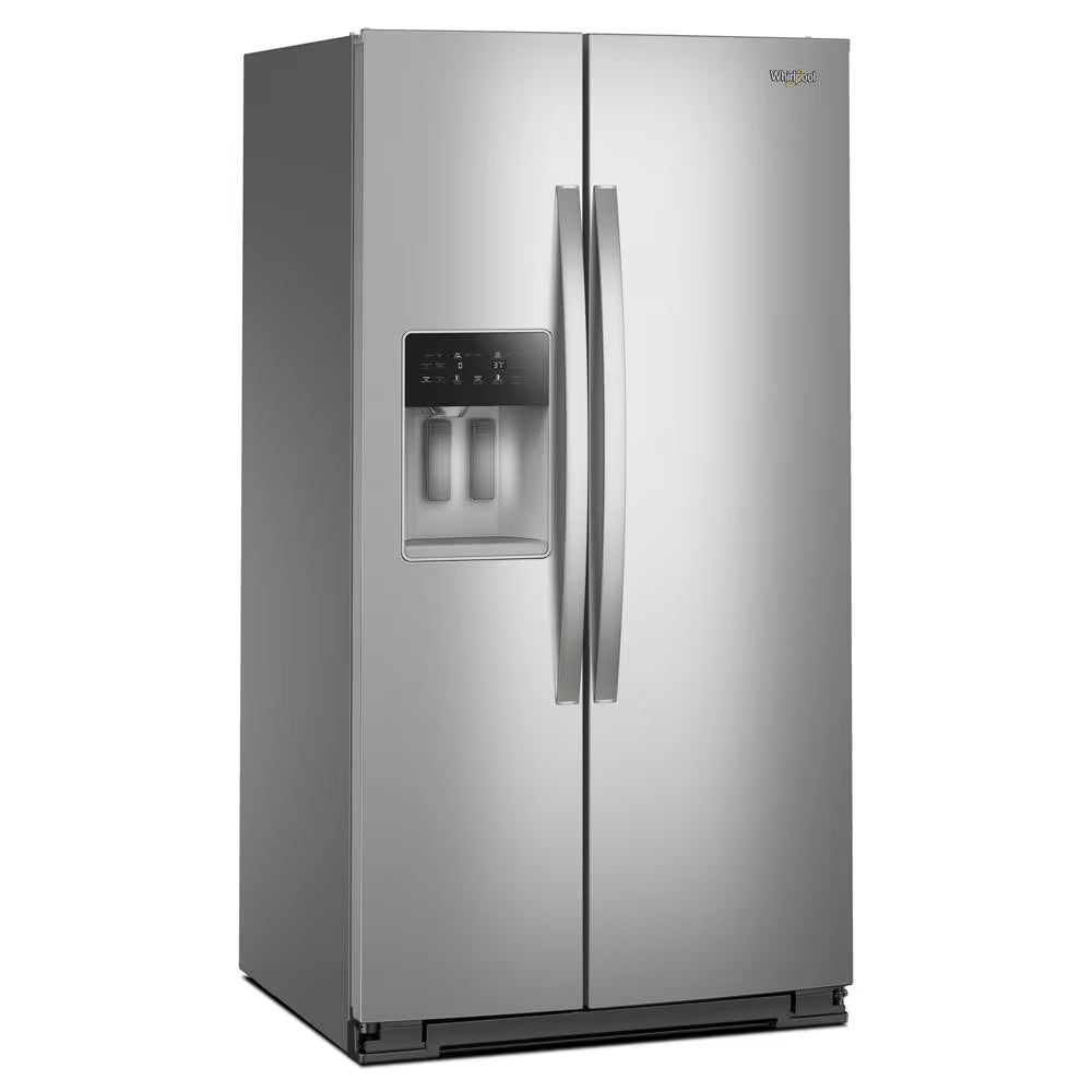 Whirlpool  36-inch Standard Depth Side-by-Side Refrigerator with TruCool™ System - Fingerprint-Resistant Stainless Finish (WRSF5536RZ)