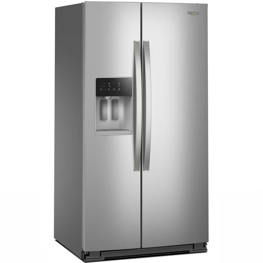Whirlpool  36-inch Standard Depth Side-by-Side Refrigerator with TruCool™ System - Fingerprint-Resistant Stainless Finish (WRSF5536RZ)
