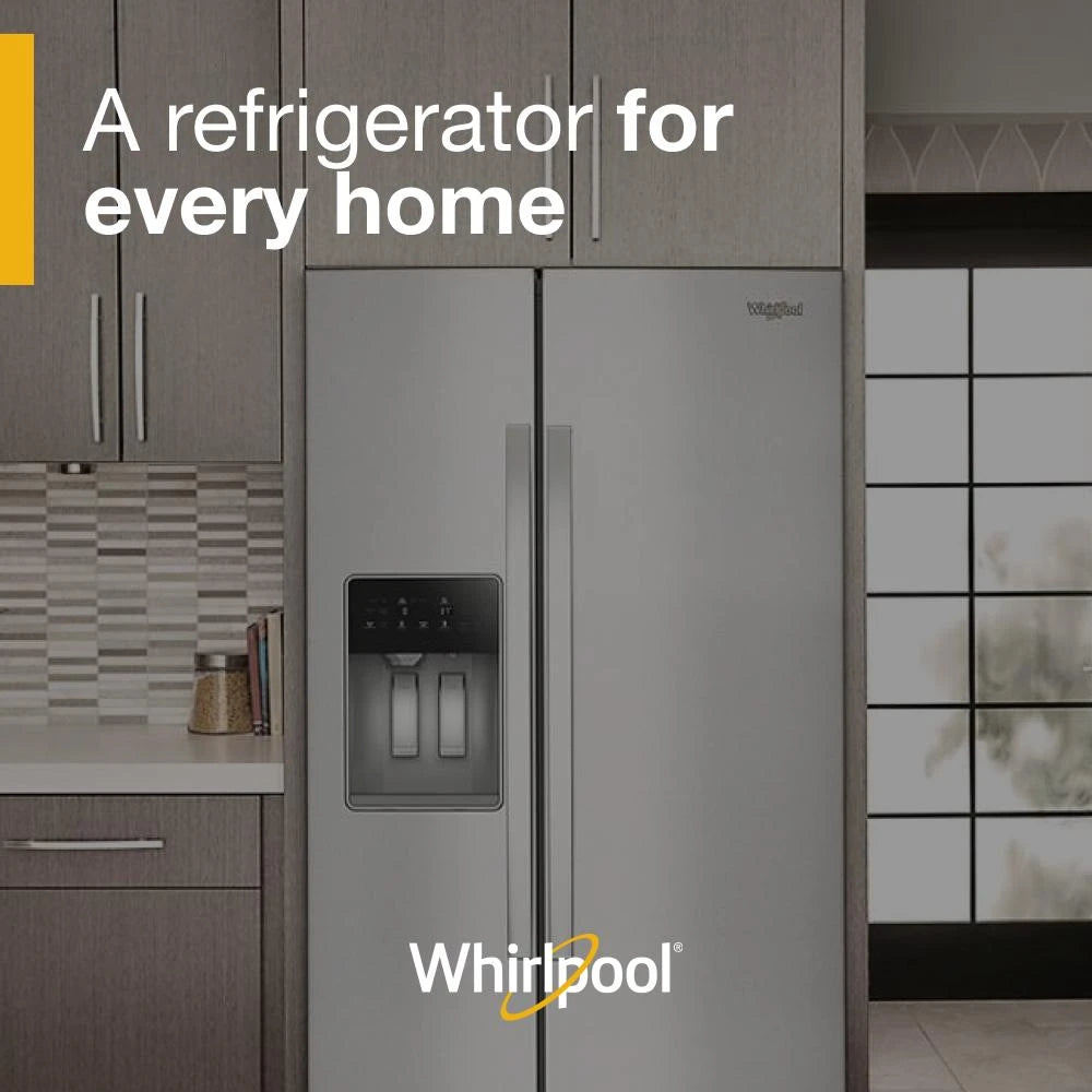 WHIRLPOOL  36-inch Standard Depth Side-by-Side Refrigerator with TruCool™ System - Fingerprint-Resistant Stainless Finish (WRSF5536RZ)