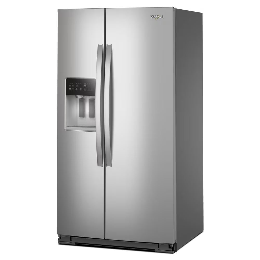 Whirlpool  36-inch Standard Depth Side-by-Side Refrigerator with TruCool™ System - Fingerprint-Resistant Stainless Finish (WRSF5536RZ)