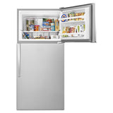 WHIRLPOOL  30-inch Wide Top Freezer Refrigerator - 18 Cu. Ft. - Monochromatic Stainless Steel (WRT108FFDM)