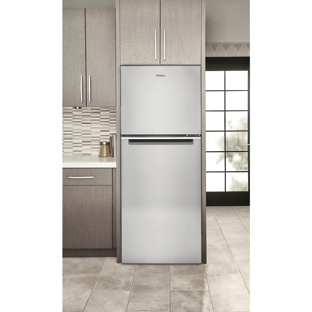 Whirlpool  24-inch Wide Small Space Top-Freezer Refrigerator - 11.6 cu. ft. - Fingerprint-Resistant Stainless Finish (WRT112CZJZ)