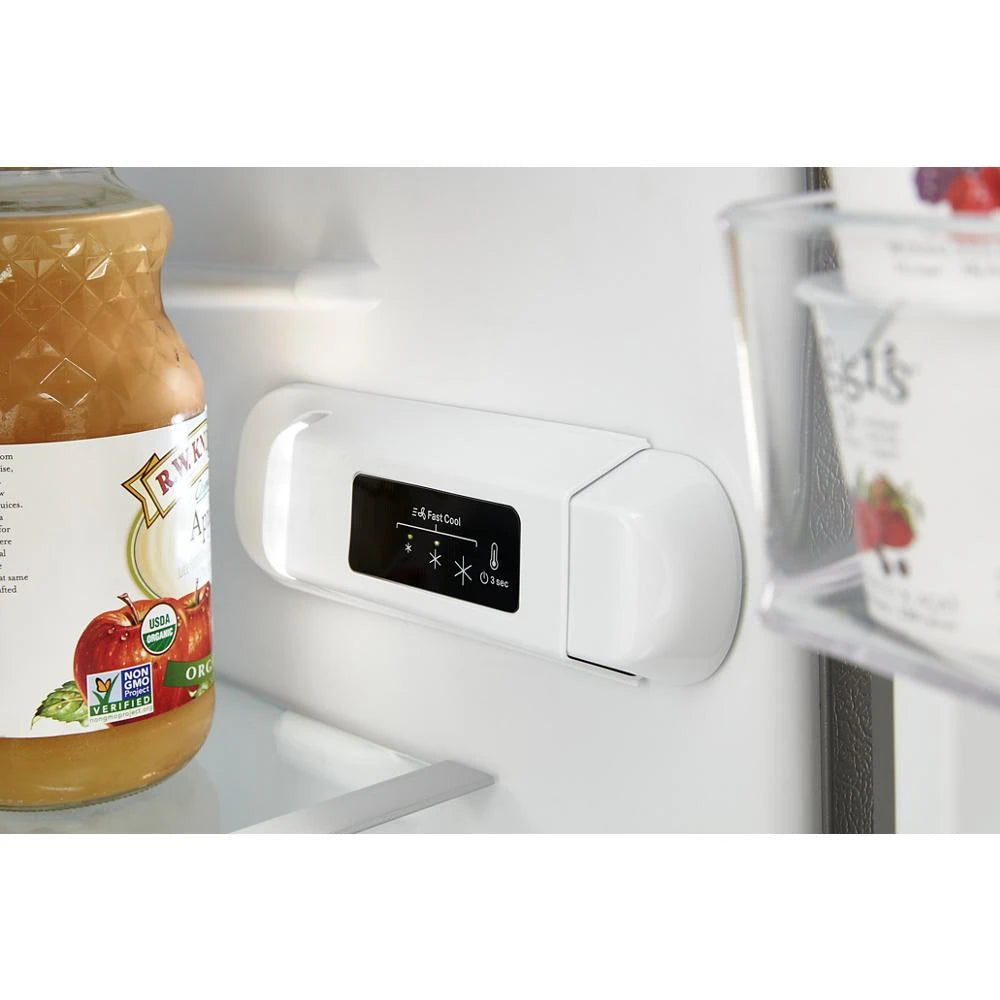 Whirlpool  24-inch Wide Small Space Top-Freezer Refrigerator - 11.6 cu. ft. - Fingerprint-Resistant Stainless Finish (WRT112CZJZ)