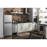 WHIRLPOOL  24-inch Wide Small Space Top-Freezer Refrigerator - 11.6 cu. ft. - Fingerprint-Resistant Stainless Finish (WRT112CZJZ)