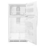 Whirlpool 33" Wide Top Freezer Refrigerator - 20 cu. ft. - White (WRT311FZDW)