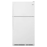 WHIRLPOOL  33-inch Wide Top Freezer Refrigerator - 20 cu. ft. - White (WRT311FZDW)