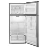WHIRLPOOL  28-inch Wide Refrigerator Compatible With The EZ Connect Icemaker Kit ? 18 Cu. Ft. - Stainless Steel (WRT518SZFM)