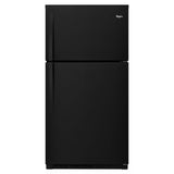Whirlpool 33" Wide Top Freezer Refrigerator - 21 cu. ft. - Black (WRT541SZDB)