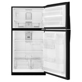Whirlpool 33" Wide Top Freezer Refrigerator - 21 cu. ft. - Black (WRT541SZDB)