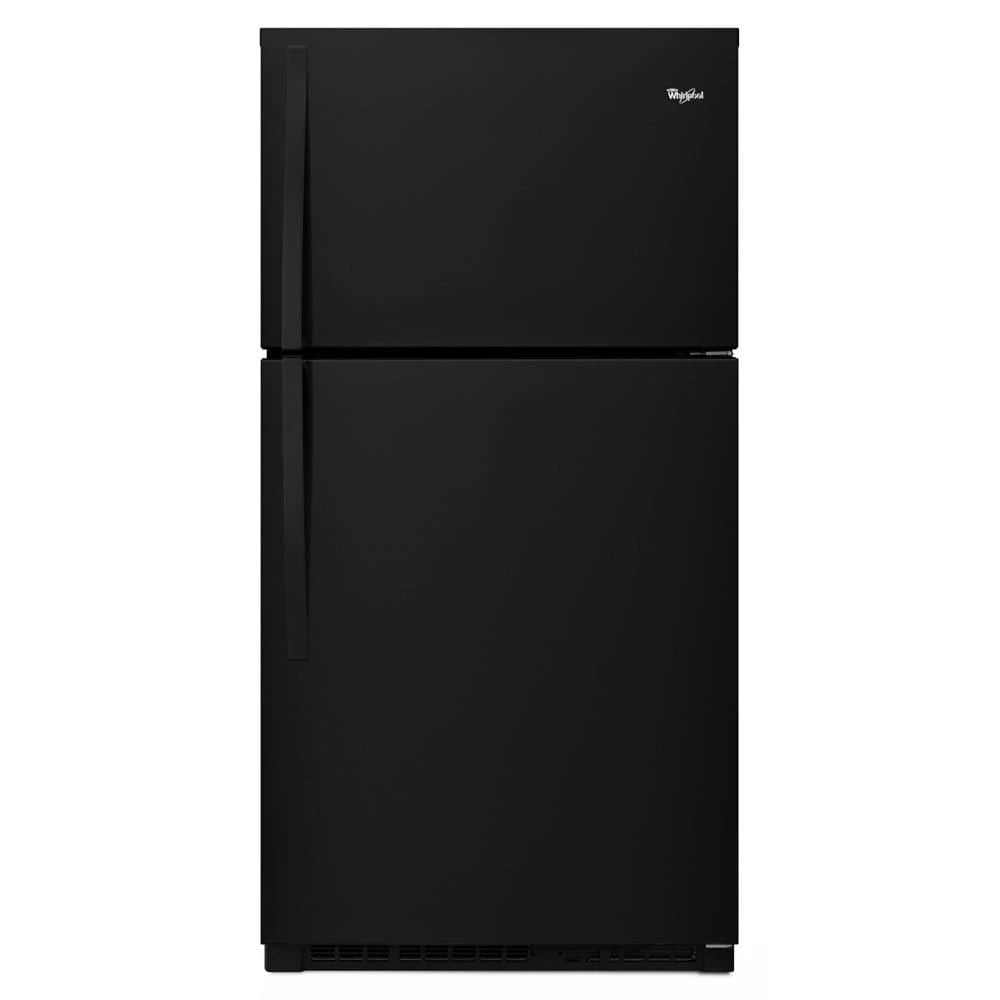 Whirlpool  33-inch Wide Top Freezer Refrigerator - 21 cu. ft. - Black (WRT541SZDB)