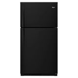 WHIRLPOOL  33-inch Wide Top Freezer Refrigerator - 21 cu. ft. - Black (WRT541SZDB)