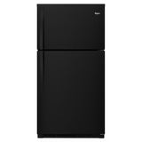 Whirlpool 33" Wide Top Freezer Refrigerator - 21 cu. ft. - Black (WRT541SZDB)