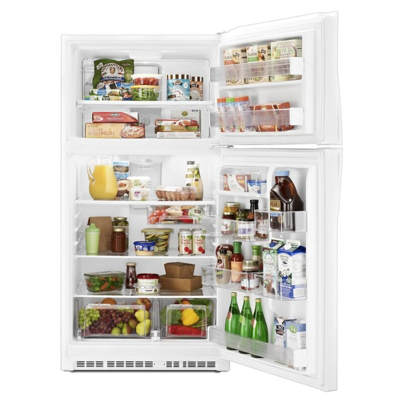 Whirlpool 33-inch Wide Top Freezer Refrigerator - 21 cu. ft. - White (WRT541SZDW)