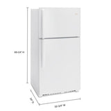 Whirlpool 33-inch Wide Top Freezer Refrigerator - 21 cu. ft. - White (WRT541SZDW)