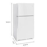 WHIRLPOOL  33-inch Wide Top Freezer Refrigerator - 21 cu. ft. - White (WRT541SZDW)