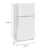 Whirlpool  33-inch Wide Top Freezer Refrigerator - 21 cu. ft. - White (WRT541SZDW)