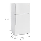 Whirlpool 33-inch Wide Top Freezer Refrigerator - 21 cu. ft. - White (WRT541SZDW)