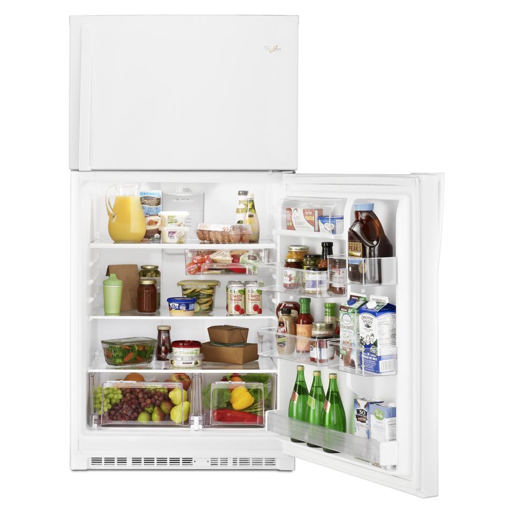 Whirlpool 33-inch Wide Top Freezer Refrigerator - 21 cu. ft. - White (WRT541SZDW)
