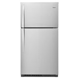 WHIRLPOOL  33-inch Wide Top Freezer Refrigerator - 21 cu. ft. - Fingerprint Resistant Stainless Steel (WRT541SZDZ)