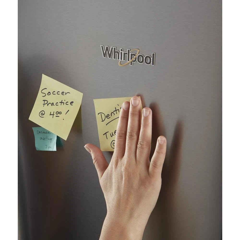 WHIRLPOOL  33-inch Wide Top Freezer Refrigerator - 21 cu. ft. - Fingerprint Resistant Stainless Steel (WRT541SZDZ)