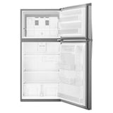 Whirlpool 30-inch Wide Top Freezer Refrigerator - 19 cu. ft. - Monochromatic Stainless Steel (WRT549SZDM)
