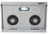 Windster Hood 36″ Under 530 5.4 2 LED x 1 7″ vertical 2 - Stainless Steel (WS5536SS)