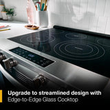 Whirlpool  30-inch Electric Smart Range with Air Cooking Technology - Fingerprint Resistant Stainless Steel (WSES5030SZ)