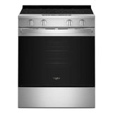 Whirlpool  30-inch Electric Smart Range with Air Cooking Technology - Fingerprint Resistant Stainless Steel (WSES5030SZ)