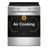 Whirlpool  30-inch Electric Smart Range with Air Cooking Technology - Fingerprint Resistant Stainless Steel (WSES5030SZ)