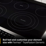 Whirlpool  30-inch Electric Smart Range with Air Cooking Technology - Fingerprint Resistant Stainless Steel (WSES5030SZ)