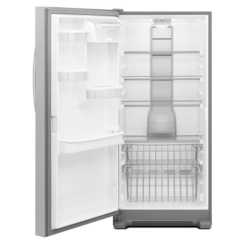 Whirlpool 18 cu. ft. SideKicks® All-Freezer with Fast Freeze - Monochromatic Stainless Steel (WSZ57L18DM)