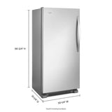 Whirlpool 18 cu. ft. SideKicks® All-Freezer with Fast Freeze - Monochromatic Stainless Steel (WSZ57L18DM)