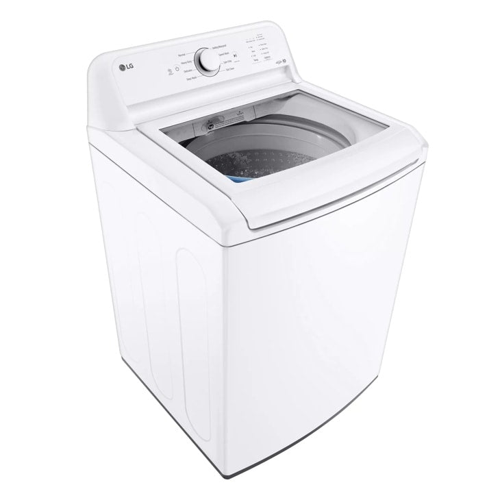 LG 4.3 cu. ft. Ultra Large Capacity Top Load Washer with TurboDrum™ Technology - White (WT6100CW)