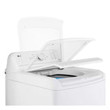 LG 4.3 cu. ft. Ultra Large Capacity Top Load Washer with TurboDrum™ Technology - White (WT6100CW)