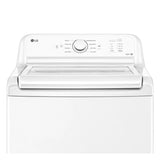 LG 4.3 cu. ft. Ultra Large Capacity Top Load Washer with TurboDrum™ Technology - White (WT6100CW)