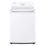 LG 4.1 cu. ft. Capacity Top Load Washer with Agitator and SlamProof Glass Lid - White (WT6105CW)