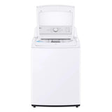 LG 4.1 cu. ft. Capacity Top Load Washer with Agitator and SlamProof Glass Lid - White (WT6105CW)