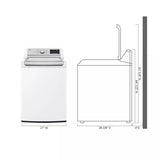 LG 5.5 cu.ft. Mega Capacity Smart wi-fi Enabled Top Load Washer with TurboWash3D™ Technology and Allergiene™ Cycle -  (WT7900HWA)