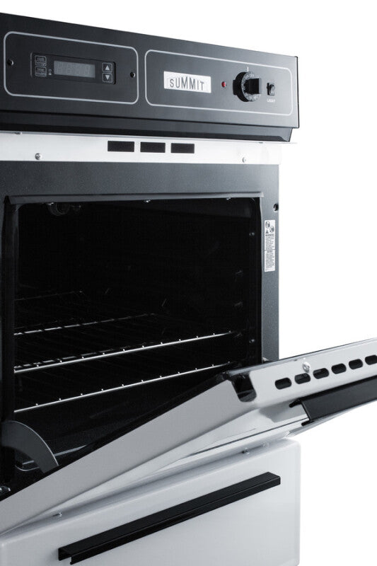 Summit 24" Wide Gas Wall Oven - White (WTM7212KW)