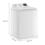 WHIRLPOOL  4.2 - 4.3 Cu. Ft. Whirlpool® Top Load Washer with 2-in-1 Removable Agitator - White (WTW4107SW)
