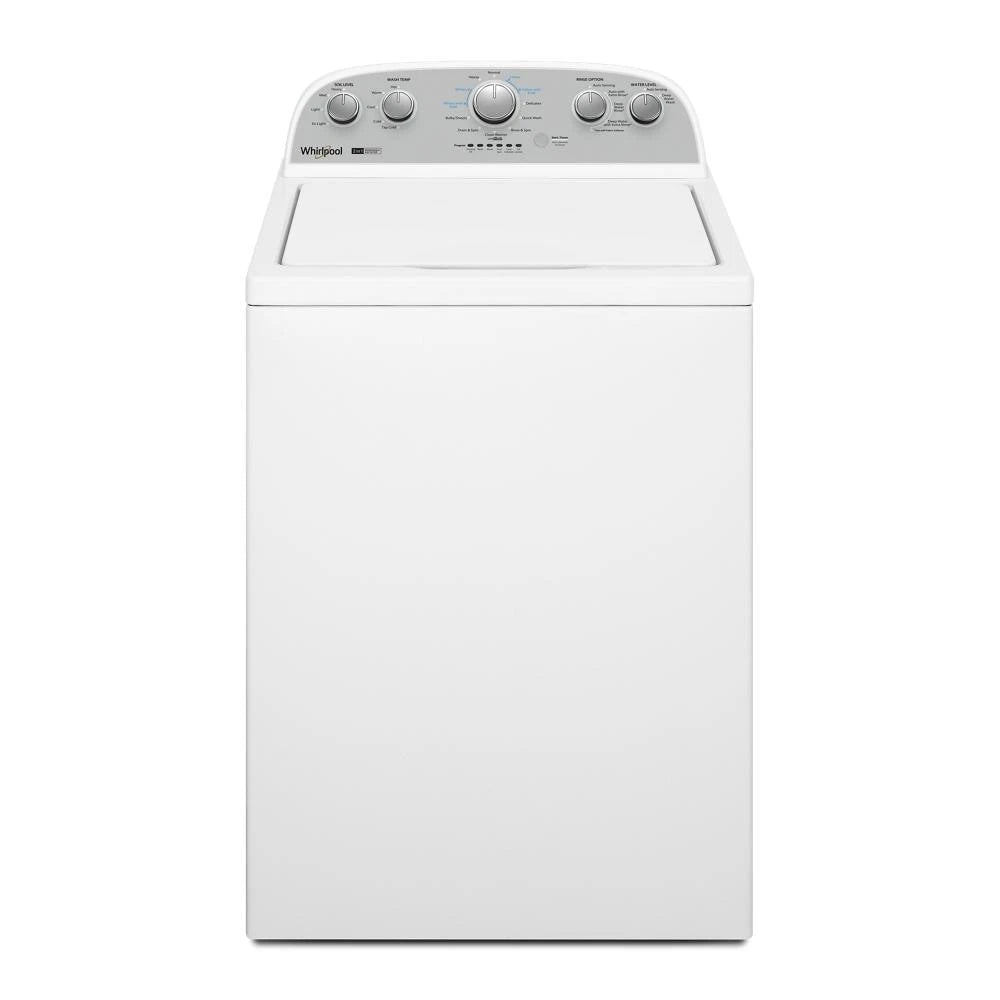 WHIRLPOOL  3.8?3.9 Cu. Ft. Top Load Washer with Removable Agitator - White (WTW4957PW)