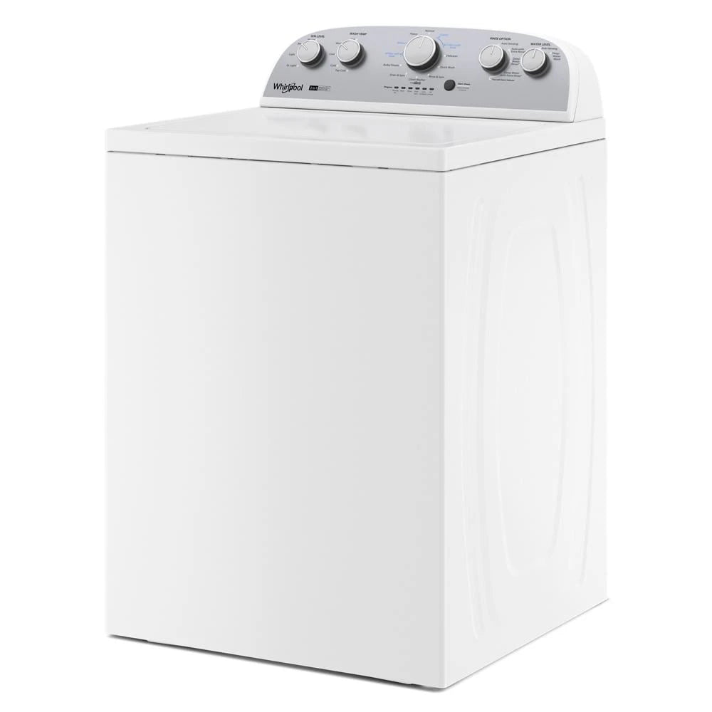 WHIRLPOOL  3.8?3.9 Cu. Ft. Top Load Washer with Removable Agitator - White (WTW4957PW)