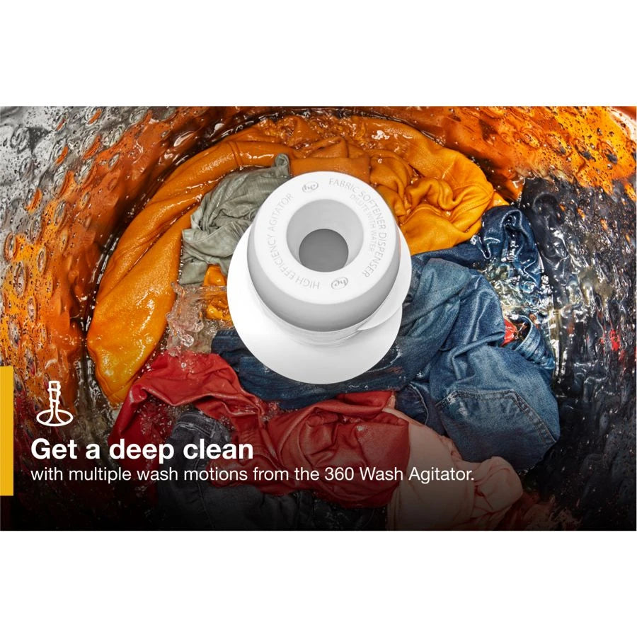 WHIRLPOOL  4.5 Cu. Ft. Top Load Agitator Washer with Built-In Faucet - White (WTW5015LW)