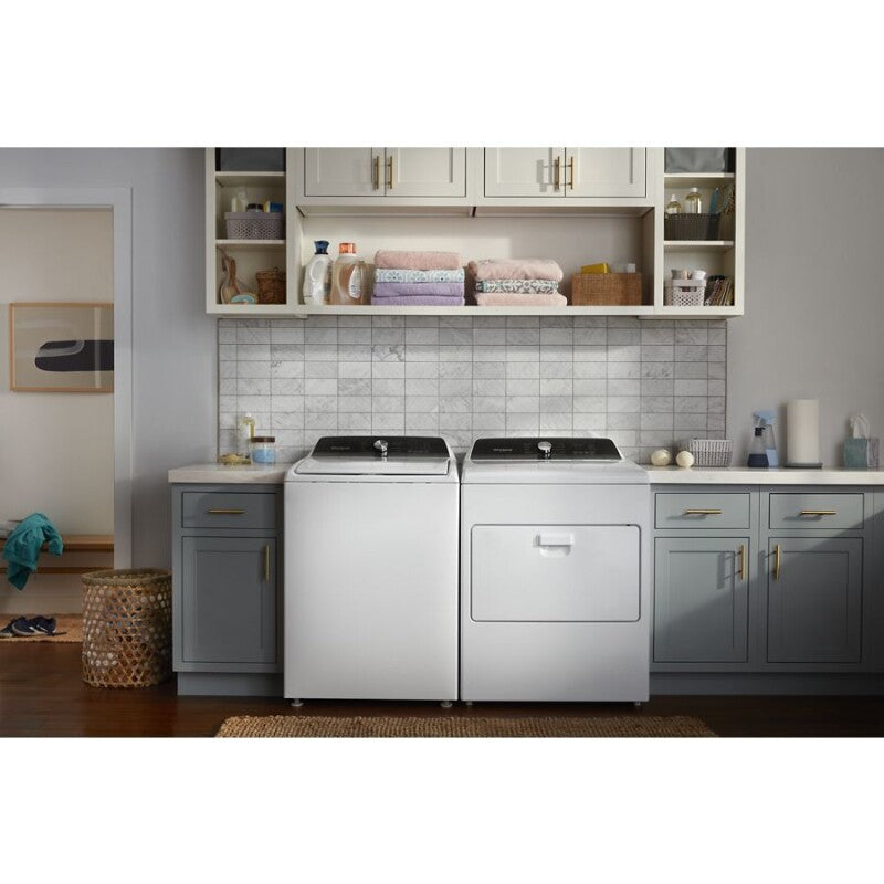 WHIRLPOOL 4.5 Cu. Ft. Top Load Agitator Washer with Built-In Faucet - White (WTW5015LW)